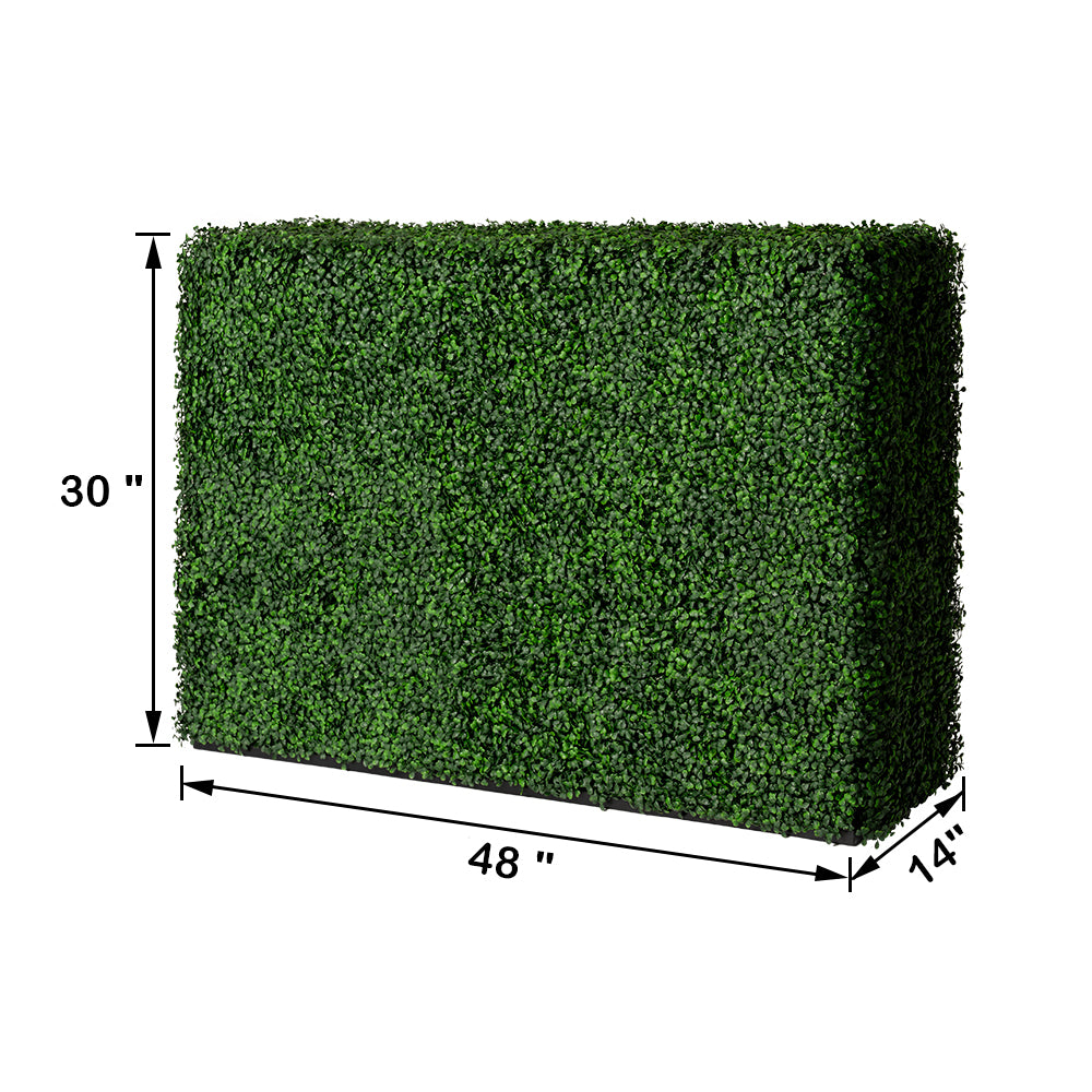 Artigwall® Artificial Boxwood Hedge Wall without Planter Box 30"H/46"H/60"H/90"H