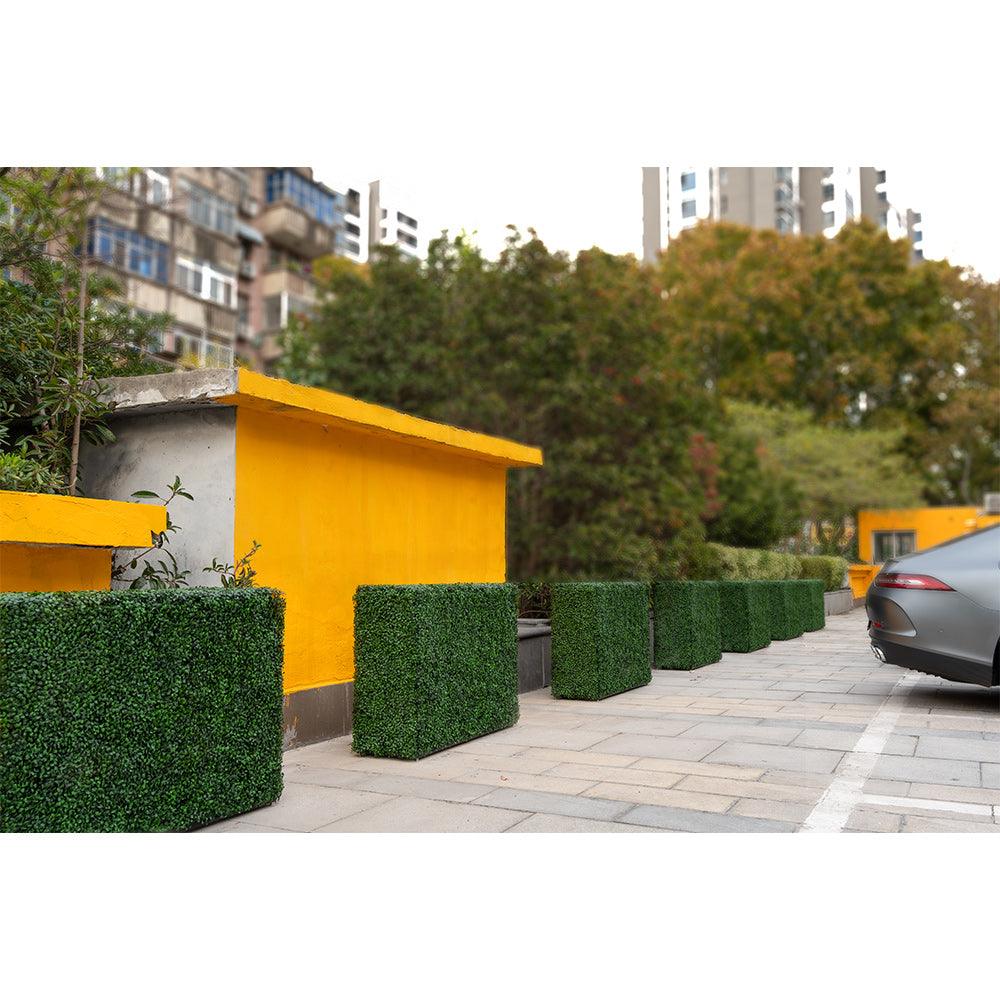 Artigwall® Artificial Boxwood Hedge Wall without Planter Box 30"H/46"H/60"H/90"H