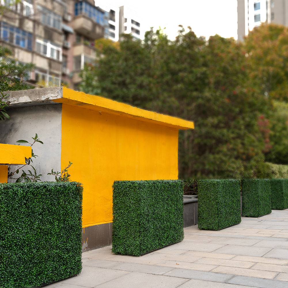 Artigwall® Artificial Boxwood Hedge Wall without Planter Box 30"H/46"H/60"H/90"H