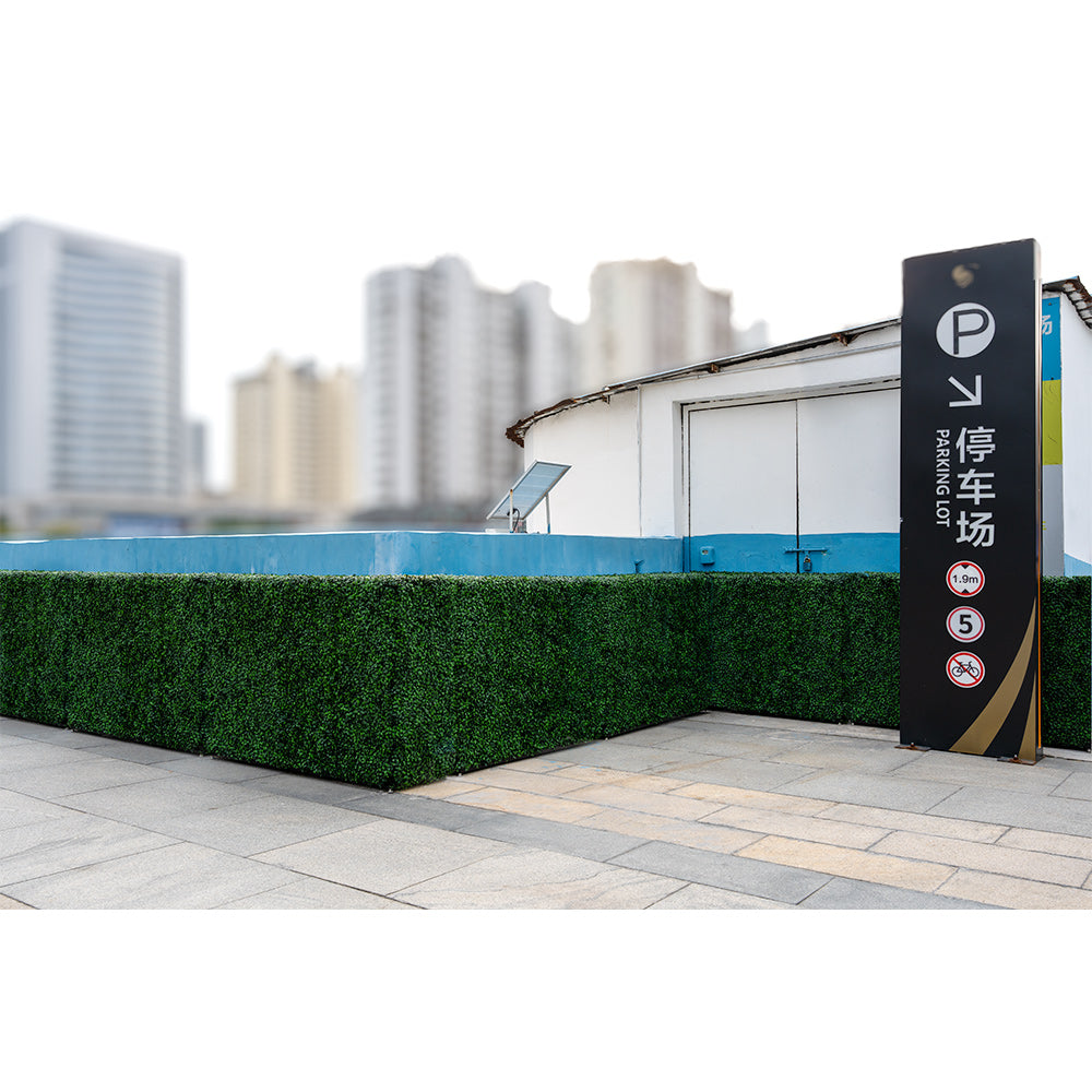 Artigwall® Artificial Boxwood Hedge Wall without Planter Box 30"H/46"H/60"H/90"H