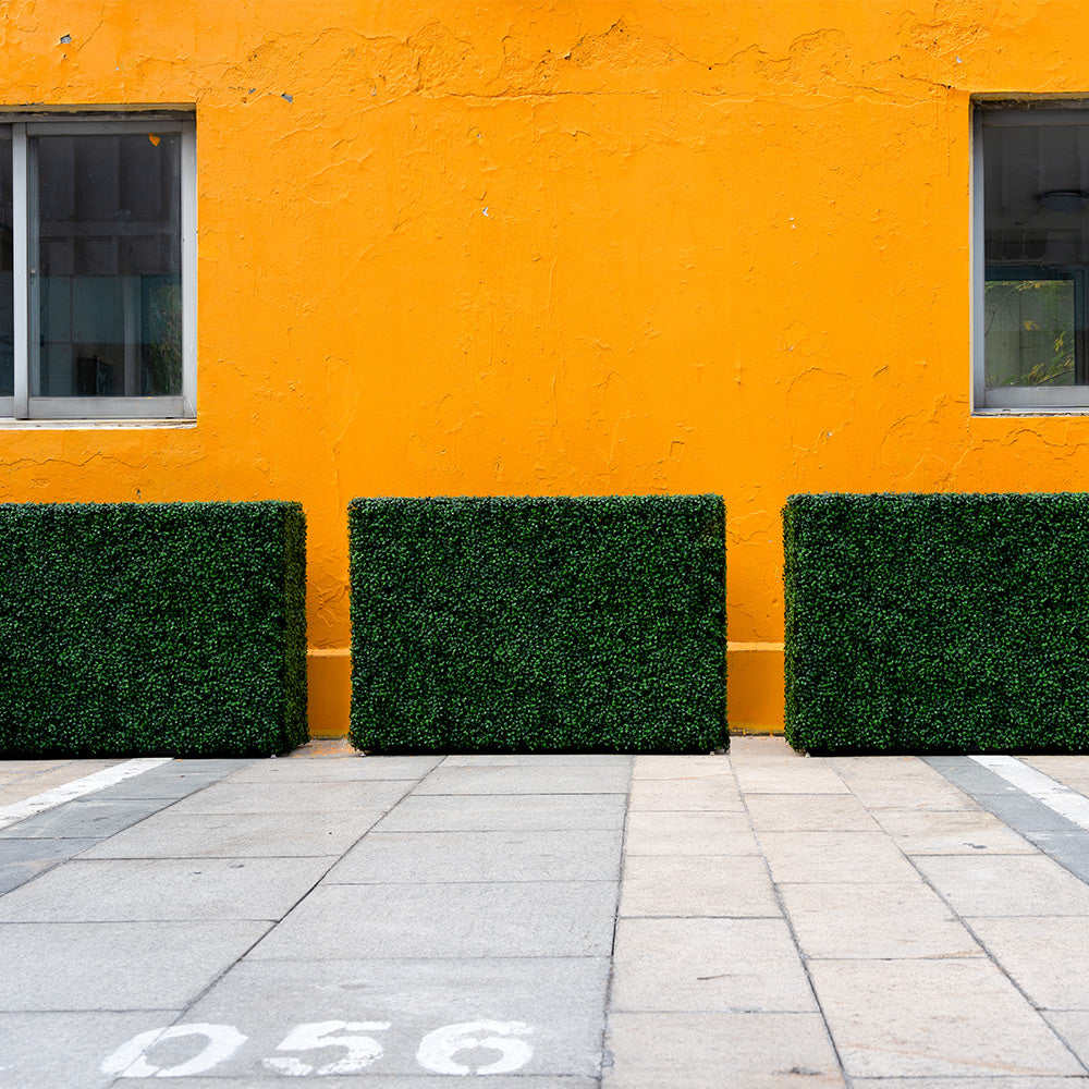 Artigwall® Artificial Boxwood Hedge Wall without Planter Box 30"H/46"H/60"H/90"H