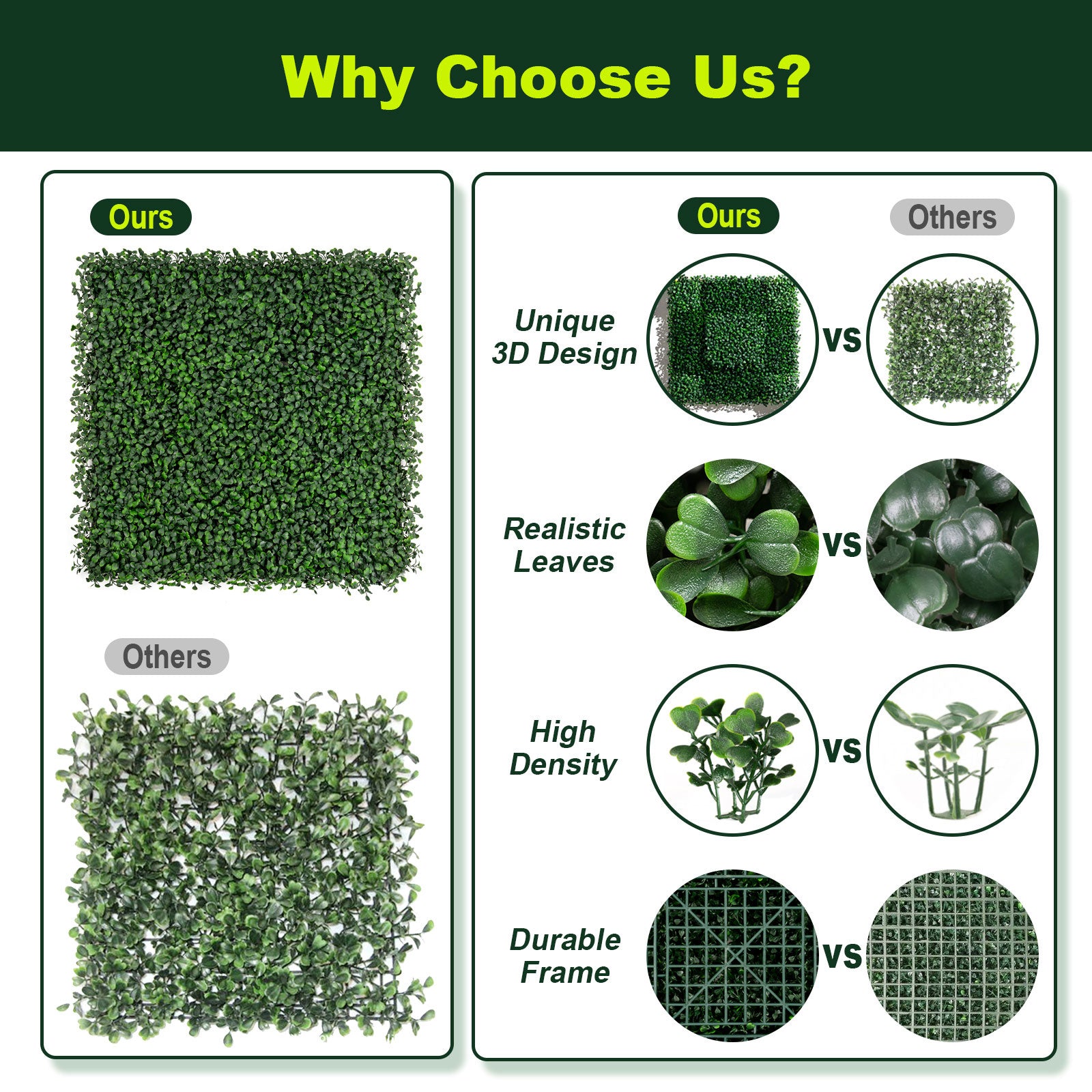 Why choos Artigwall's 3D Green Wall