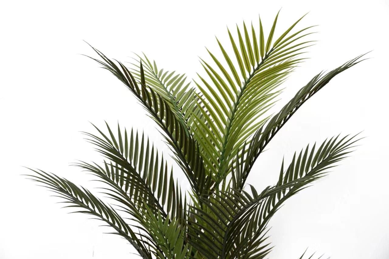 Artigwall® Nearly Natureal Areca Palm Plant Potted Houseplants 5ft-2Pack with 15 Trunks