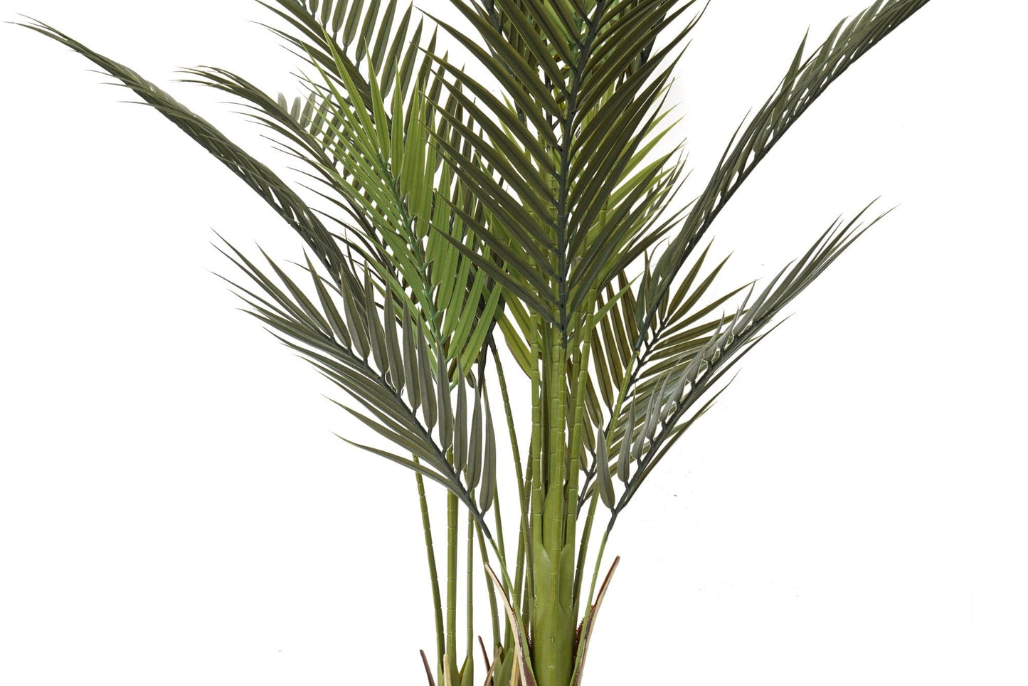 Artigwall® Nearly Natureal Areca Palm Plant Potted Houseplants 5ft-2Pack with 15 Trunks