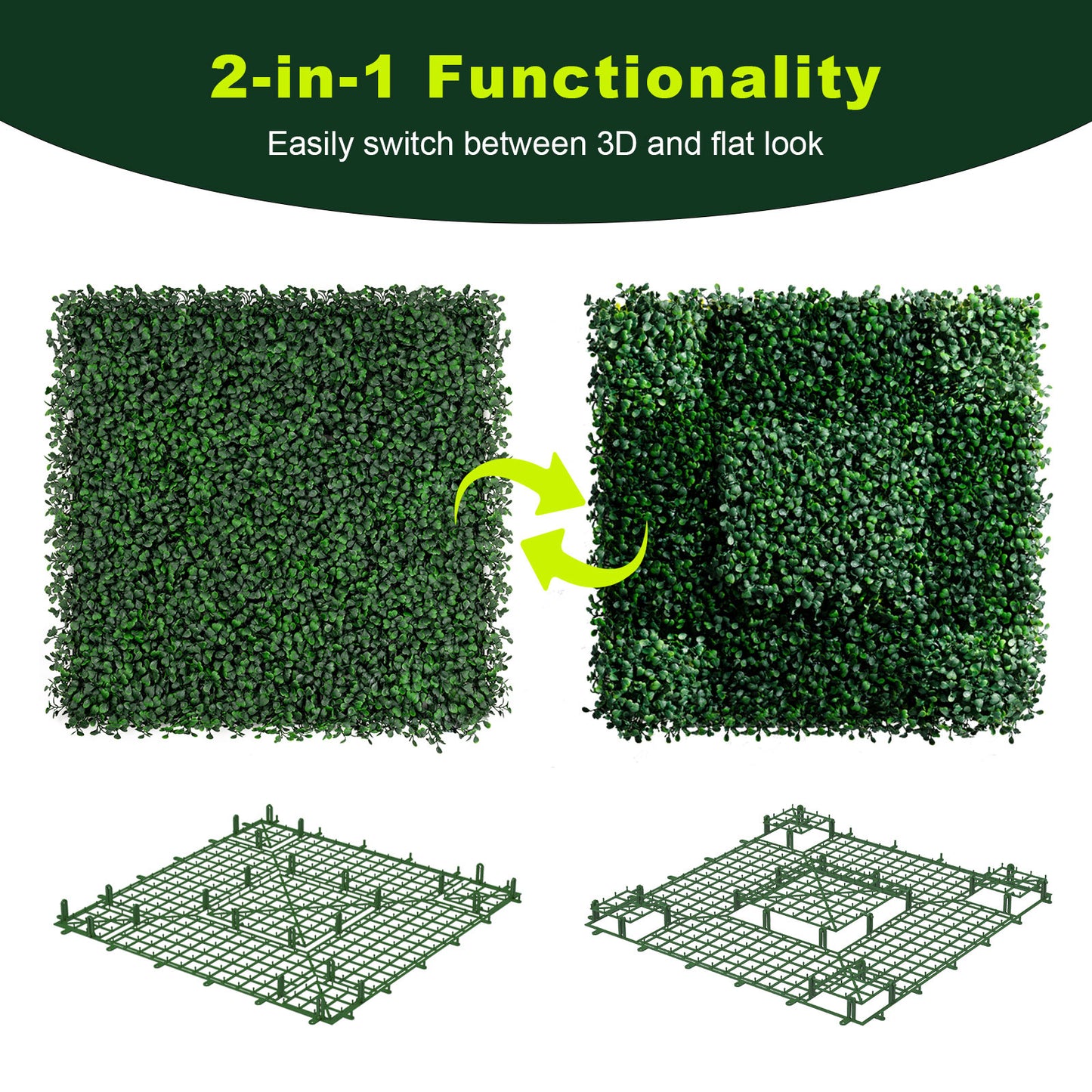 Artigwall 3D Green Wall adjustable panels