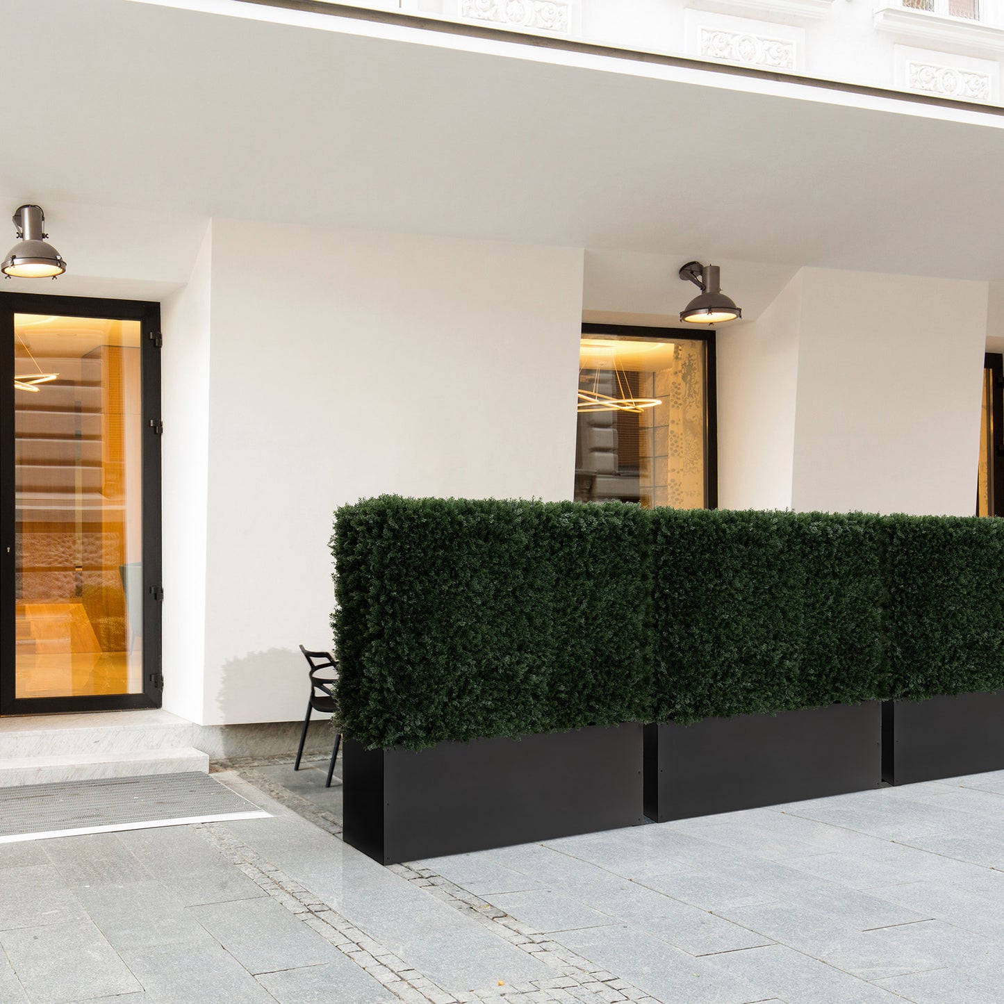Artificial Cedar Hedge Fence Outdoor, 48" W x 48" H x 14" D