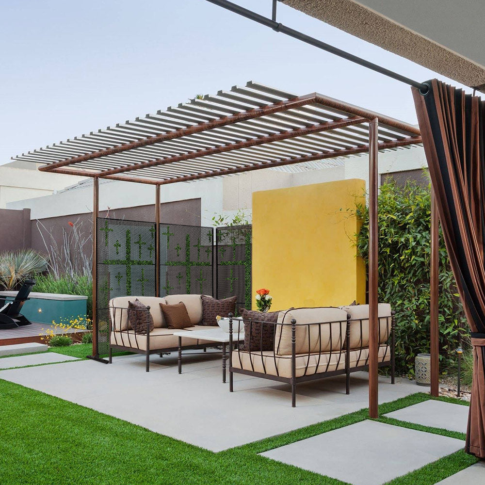 metal_privacy_fence_screen_panels_outdoor_garden