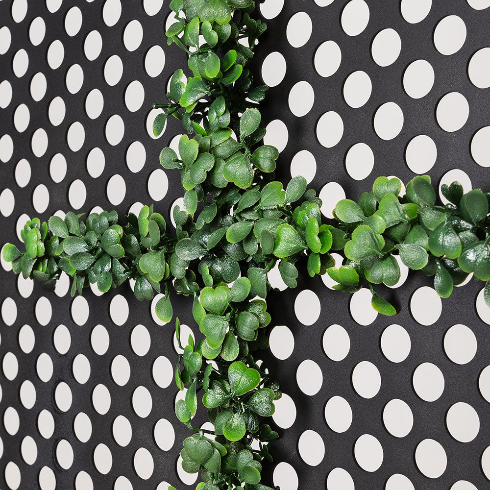 Close up of Freestanding Outdoor Metal Privacy Fence Panel by Artigwall