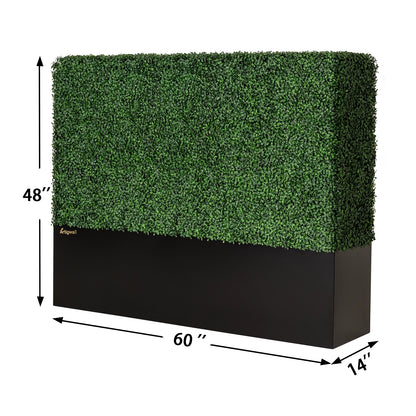 Artigwall® 60 inch Wide Boxwood Hedge Wall Generation 4 Without Wheels