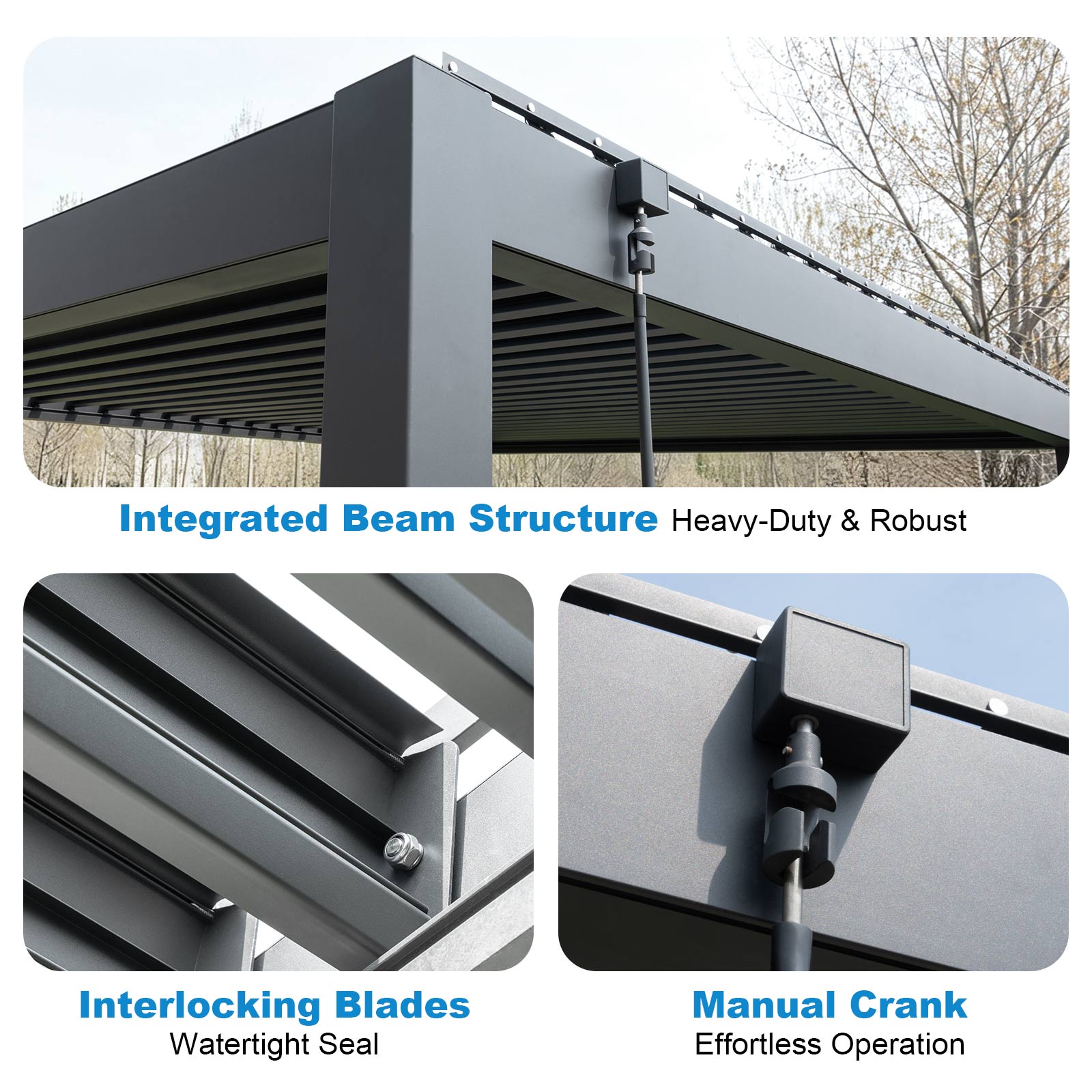 10x12_aluminum_louvered_pergola_features