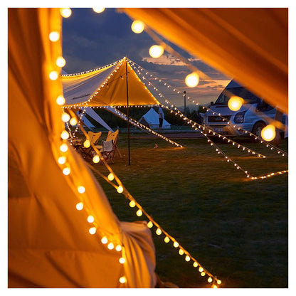 33FT 100 LED Christmas Globe String Lights, with Remote and 8 Modes, Timer, Waterproof for Bedroom, Garden, Wedding & Christmas Tree Decor, Warm White