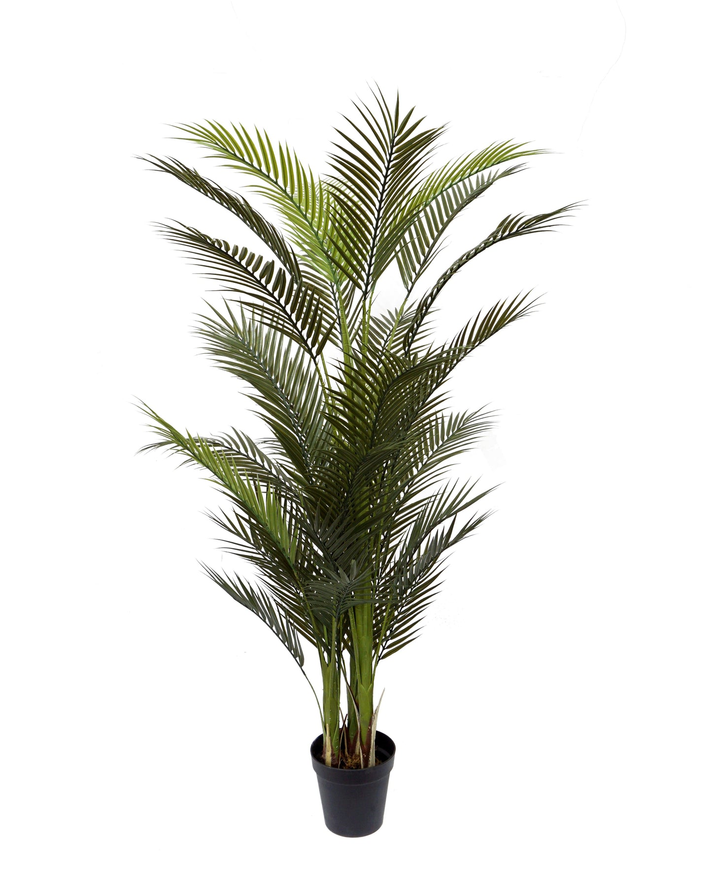 Artigwall® Nearly Natureal Areca Palm Plant Potted Houseplants 5ft-2Pack with 15 Trunks
