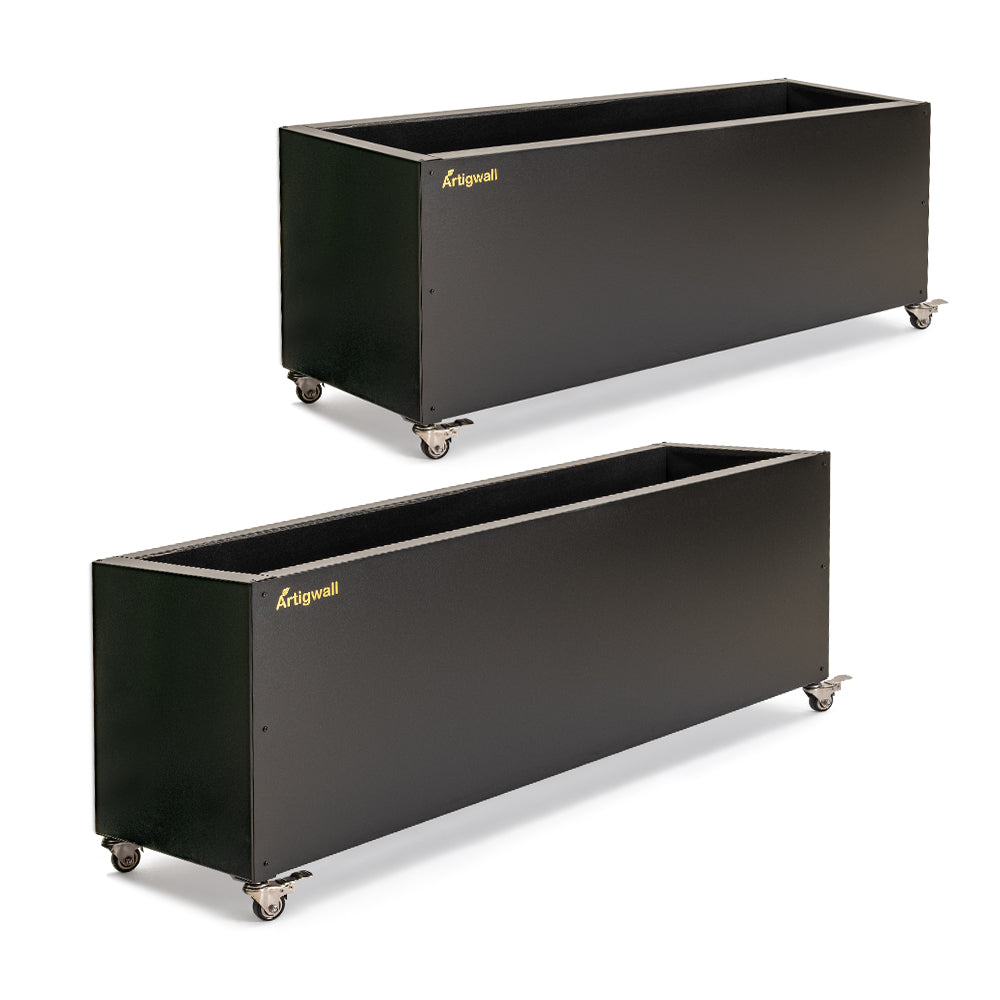 Large Planter Box on Wheels | Raised Garden Beds | Artigwall ...