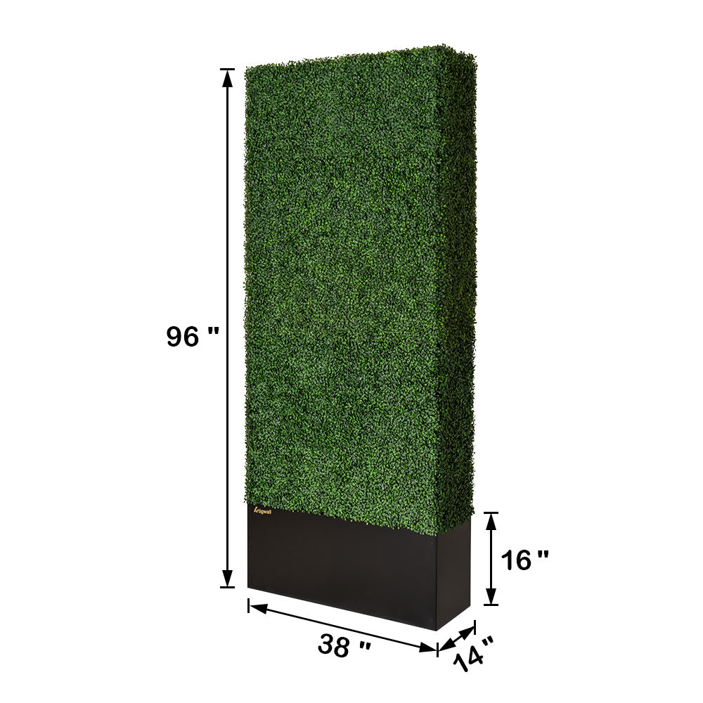 tall artificial privacy hedge 38-96size