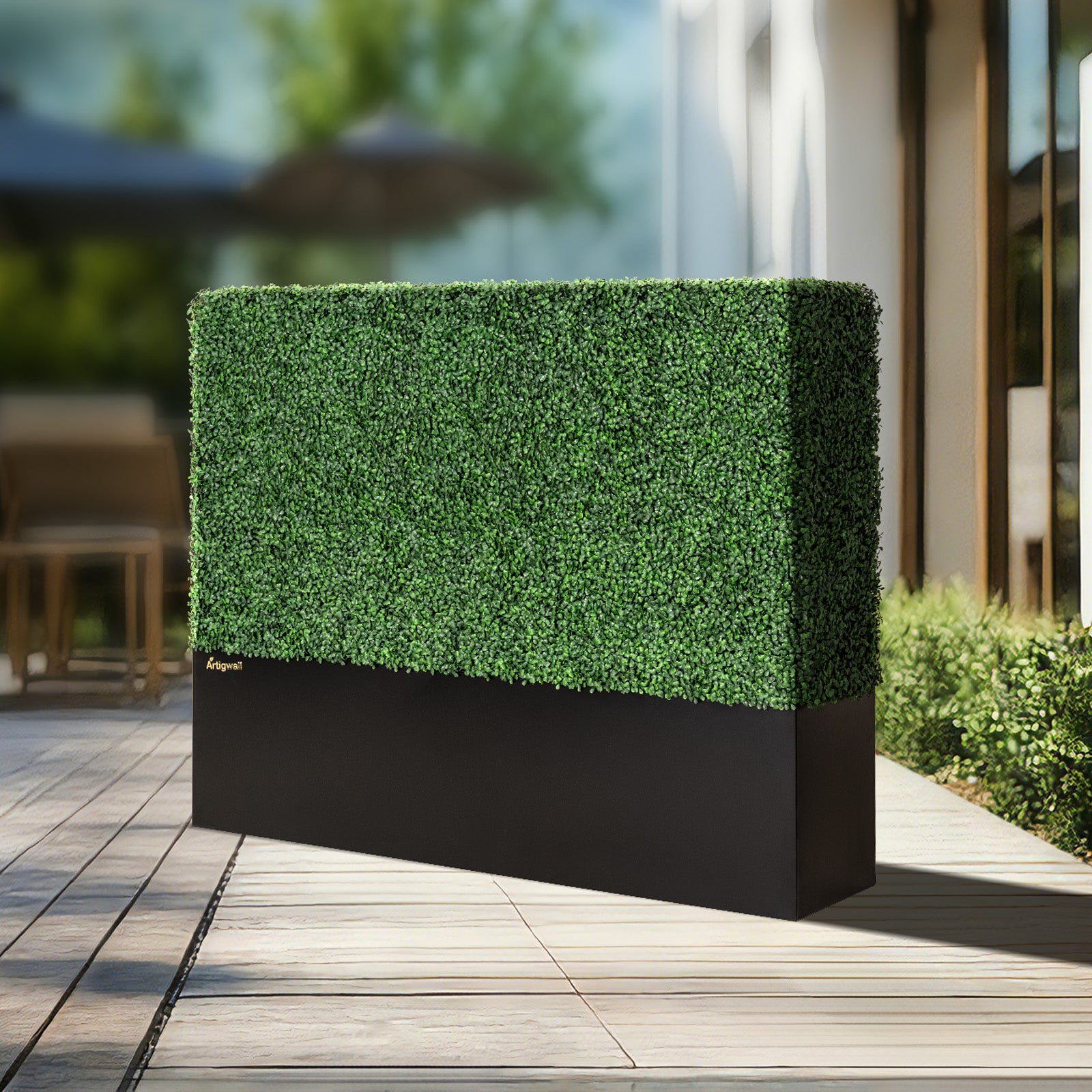 60x48_inch_dimensions_of_Artigwall_s_artificial_boxwood_hedge_with_planter_box