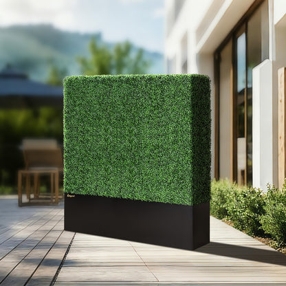 60x64_inch_dimensions_of_Artigwall_s_artificial_boxwood_hedge_with_planter_box