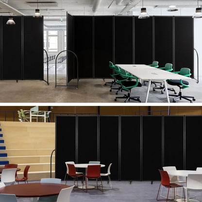 7_panel_movable_room_partition_foldable_black-application3