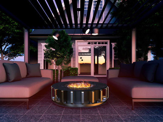 Luxury fire pit table