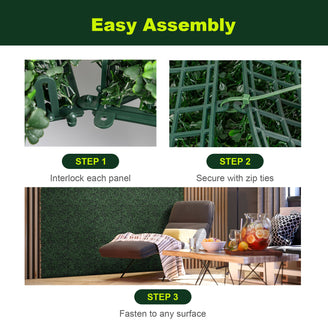 Artigwall 3D Green Wall easy assembly