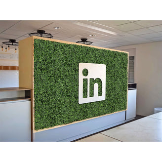 Artigwall 3D Green Wall used at  Linkdin office