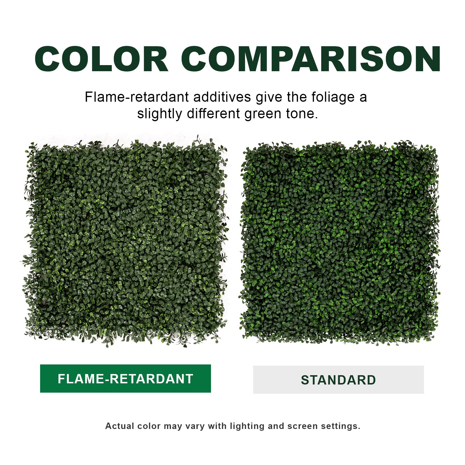 Artigwall® 40 inch Wide Artificial Boxwood Roll & Panel 32sqft/box