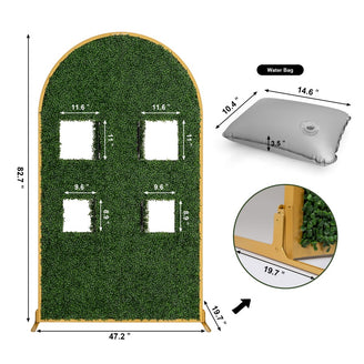 Artigwall Chiara greenery wall backdrop stand dimensions