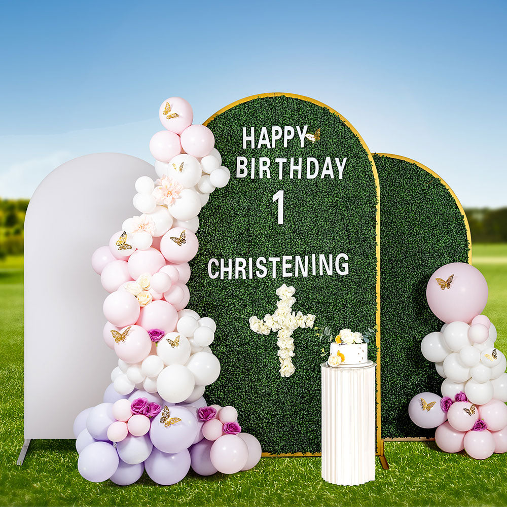 arched_artificial_grass_hedge_wall_backdrop_set_birthday_party