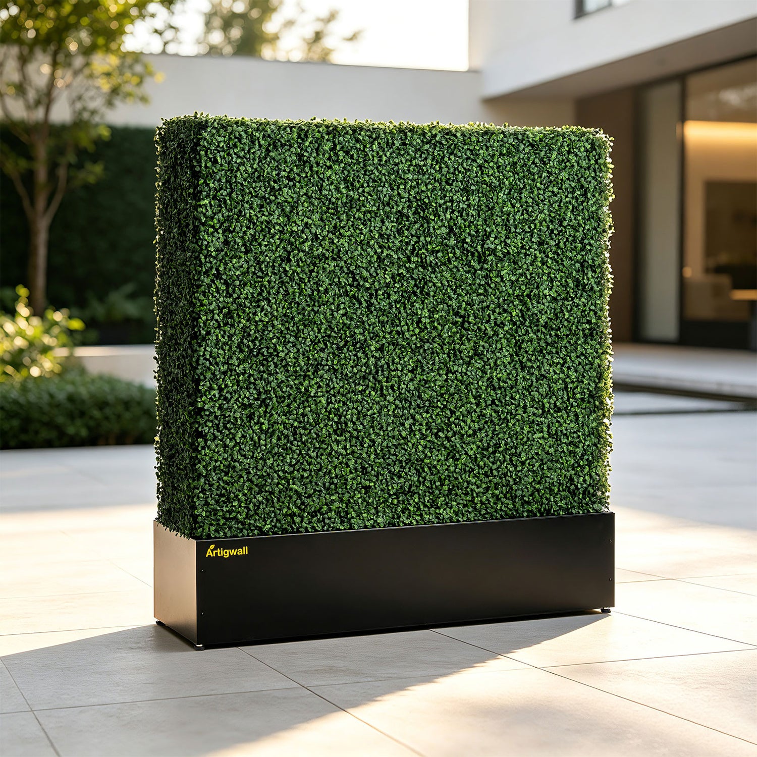 artificial_privacy_hedge_wall_with_no-assembly base