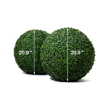 20.9" faux-boxwood_ball-2pcs-big