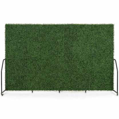 Folding Boxwood Backdrop Room Divider, Portable Double-Sided Privacy Screen