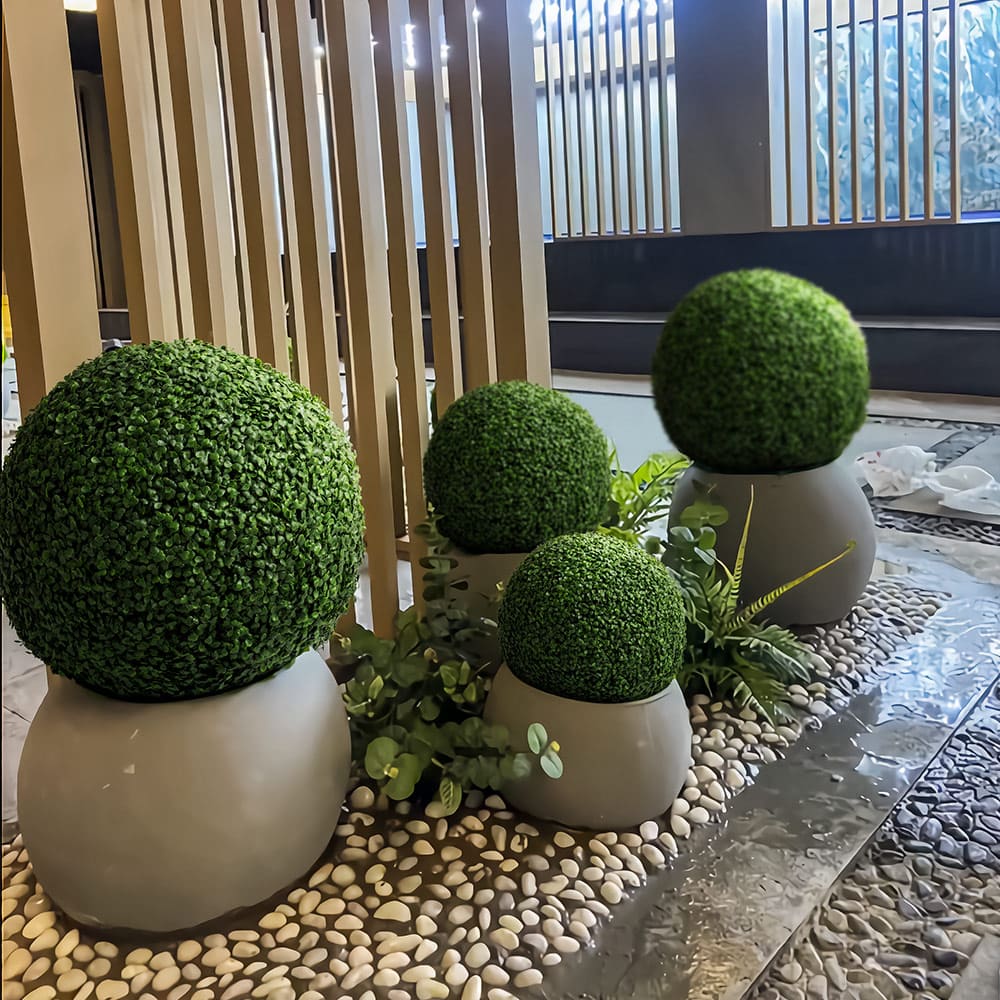 preserved_boxwood_topiary_balls_lobby