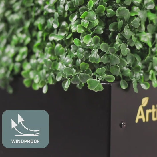 artigwall wind-resistant artificial hedge outdoor