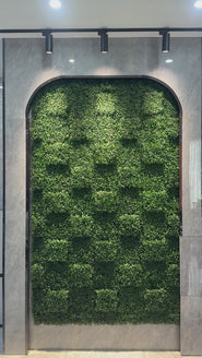 Flexible Artificial 3D+ Green Wall Panel, UV Resistant, 20