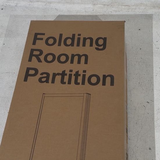 room partition foldable-unpacking and installation video