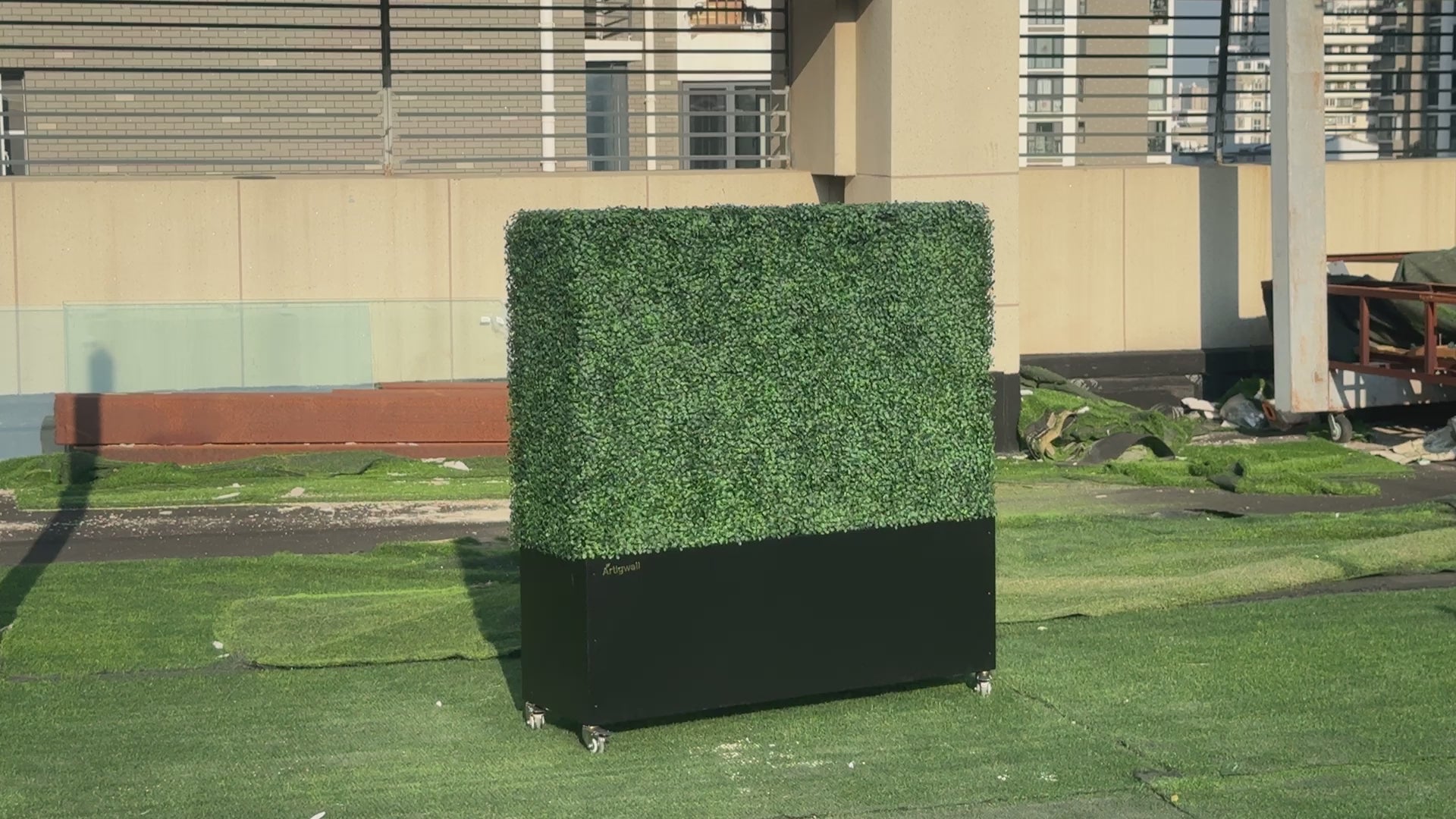 Artigwall Artificial Boxwood Hedge Wall 48