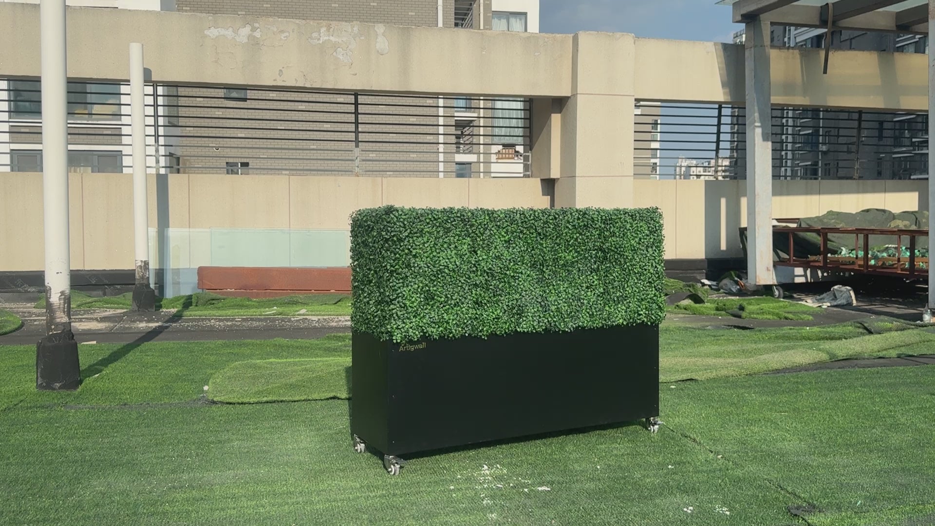 Artigwall Artificial Boxwood Hedge Wall 33