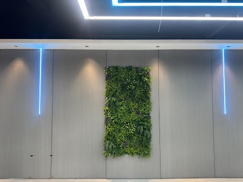 Luxury Fern Oasis Artificial Living Wall Panel UV Resistant, 40