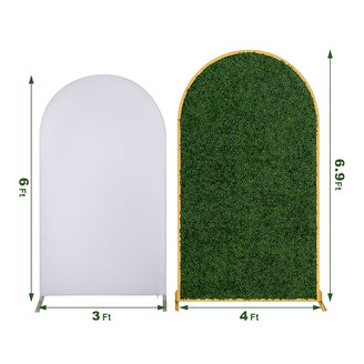 Artigwall Chiara greenery wall backdrop set dimensions