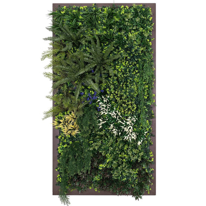 artificial living green wall with frame