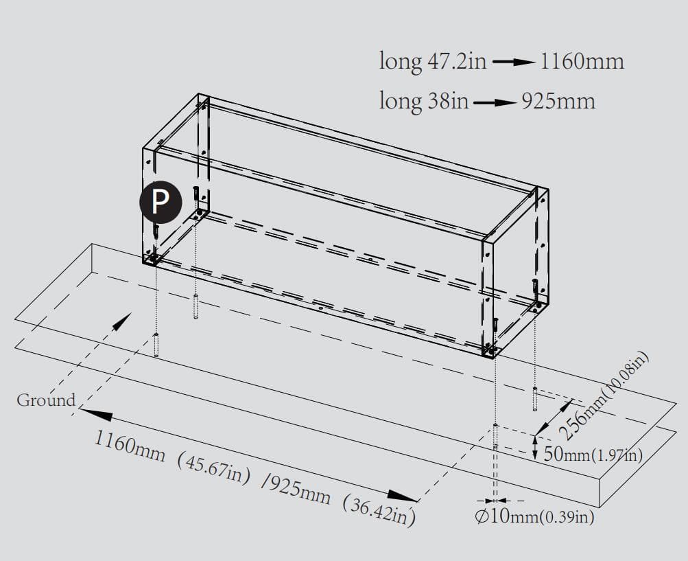 Artigwall® Anchors for Fixing Boxwood Hedge wall Planter Box