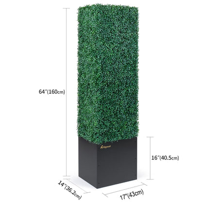 64in artificial boxwood topiary tree by Artigwall