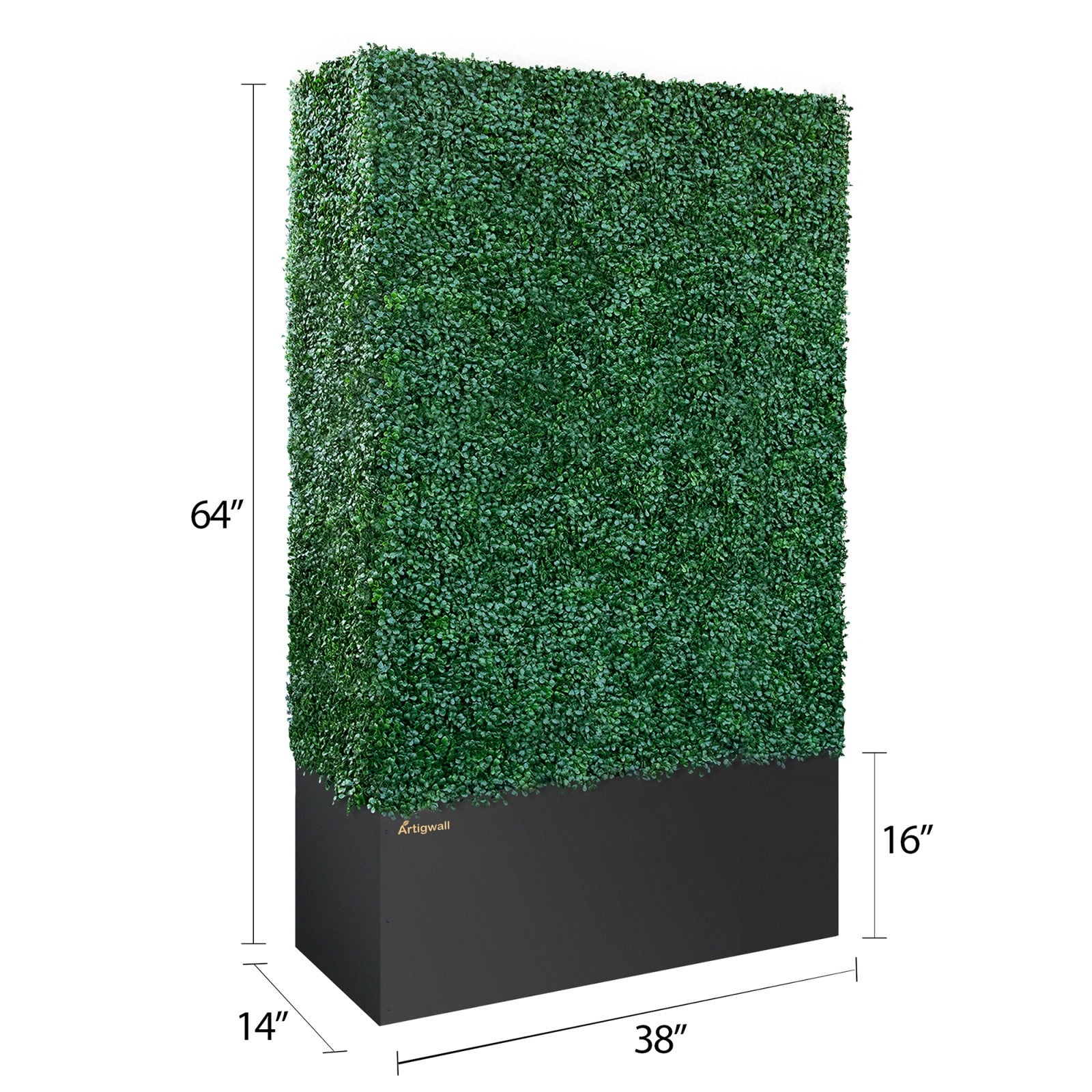 64 inches hedge wall mini